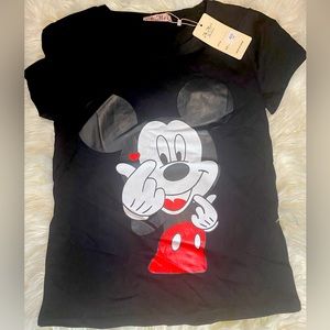Black Mickey top